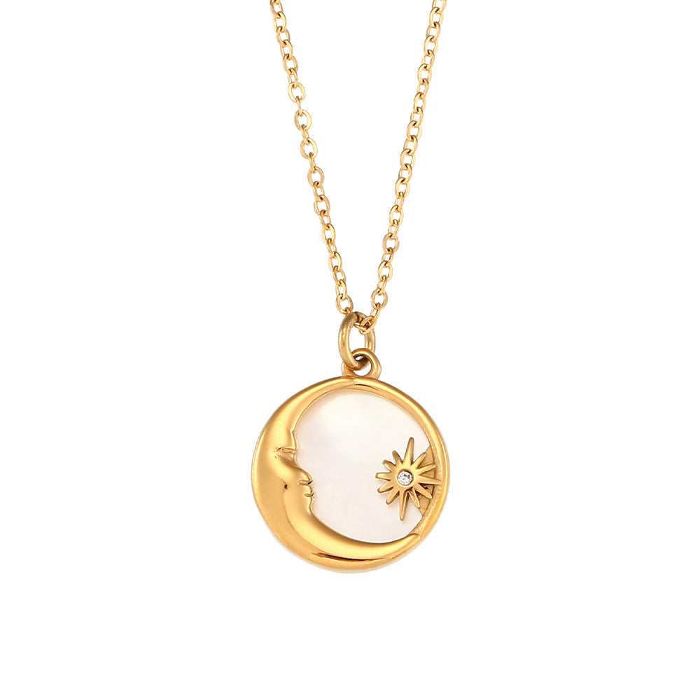 Shell Moon Necklace